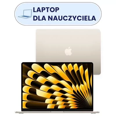 Laptop APPLE MacBook Air 2024 15.3" M3 8GB RAM 512GB SSD macOS Księżycowa poświata