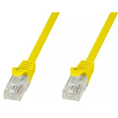 Pozostałe akcesoria sieciowe - Techly Patchcord Cat.5e UTP CCA 20m żółty - miniaturka - grafika 1