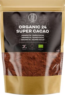 BrainMax Pure 24 Super Cacao, BIO kakao, 1kg - Zdrowa żywność - miniaturka - grafika 1