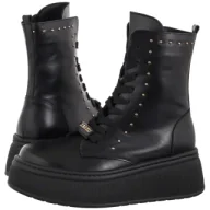 Botki damskie - Botki Czarne 5800/076-F (KN30-a) Karino - miniaturka - grafika 1