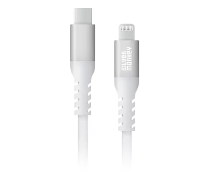 Silver Monkey Kabel USB-C - Lightning 3m (30W)