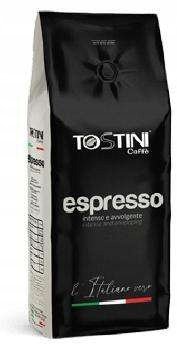 Kawa ziarnista mieszana 80% robusta 20% arabica Tostini Espresso 1000 g