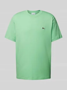 T-shirt z naszywką z logo - Koszulki męskie - miniaturka - grafika 1