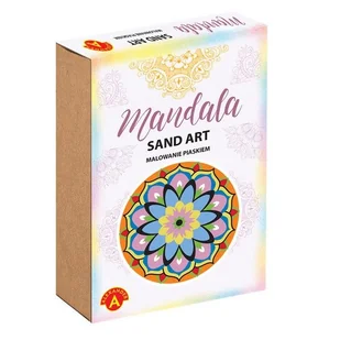 ALEXANDER GRY, Piaskowe Malowanki Mandala 1 - Zabawki kreatywne - miniaturka - grafika 1
