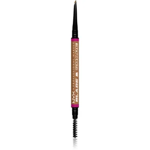 NYX Blade & Shade Kredka do brwi, Ash Blonde - Akcesoria i kosmetyki do stylizacji brwi - miniaturka - grafika 1