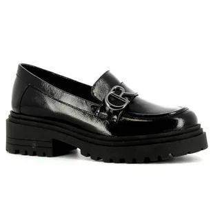 Lakierowane mokasyny na platformie CARINII - Carinii - Mokasyny damskie - miniaturka - grafika 1