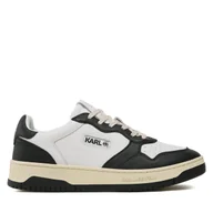 Sneakersy męskie - Sneakersy KARL LAGERFELD KL53020 Biały - miniaturka - grafika 1
