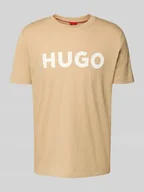 Koszulki męskie - T-shirt z nadrukiem z logo model ‘DULIVIO’ - miniaturka - grafika 1