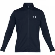 Kurtki i kamizelki sportowe męskie - Męska kurtka treningowa UNDER ARMOUR SPORTSTYLE PIQUE TRACK JACKET - miniaturka - grafika 1
