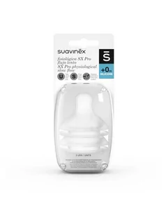 Suavinex Smoczki o wolnym przepływie do butelki Sx Pro 0m+ - Smoczki do butelek - miniaturka - grafika 1