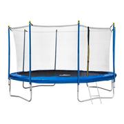 Trampoliny - DUŻA TRAMPOLINA OGRODOWA Z SIATKĄ 14FT - 427cm - miniaturka - grafika 1