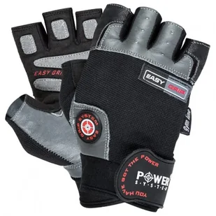 Rękawice fitness Power System  Fitness Rukavice Easy Grip Černošedé S - Rękawice do ćwiczeń - miniaturka - grafika 1