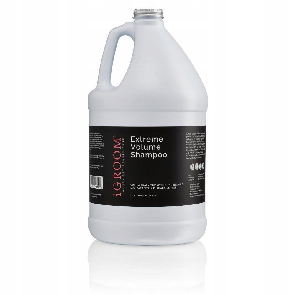 iGroom Extreme Volume Shampoo 3,8 l-delikatny szampon zwiększający objętość