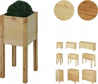 Donice - Wamar-Sosenka DREWNIANA DONICA SKRZYNIA BALKONOWA ERDES-5-1 NATURALNY DREWNO SOSNOWE - miniaturka - grafika 1