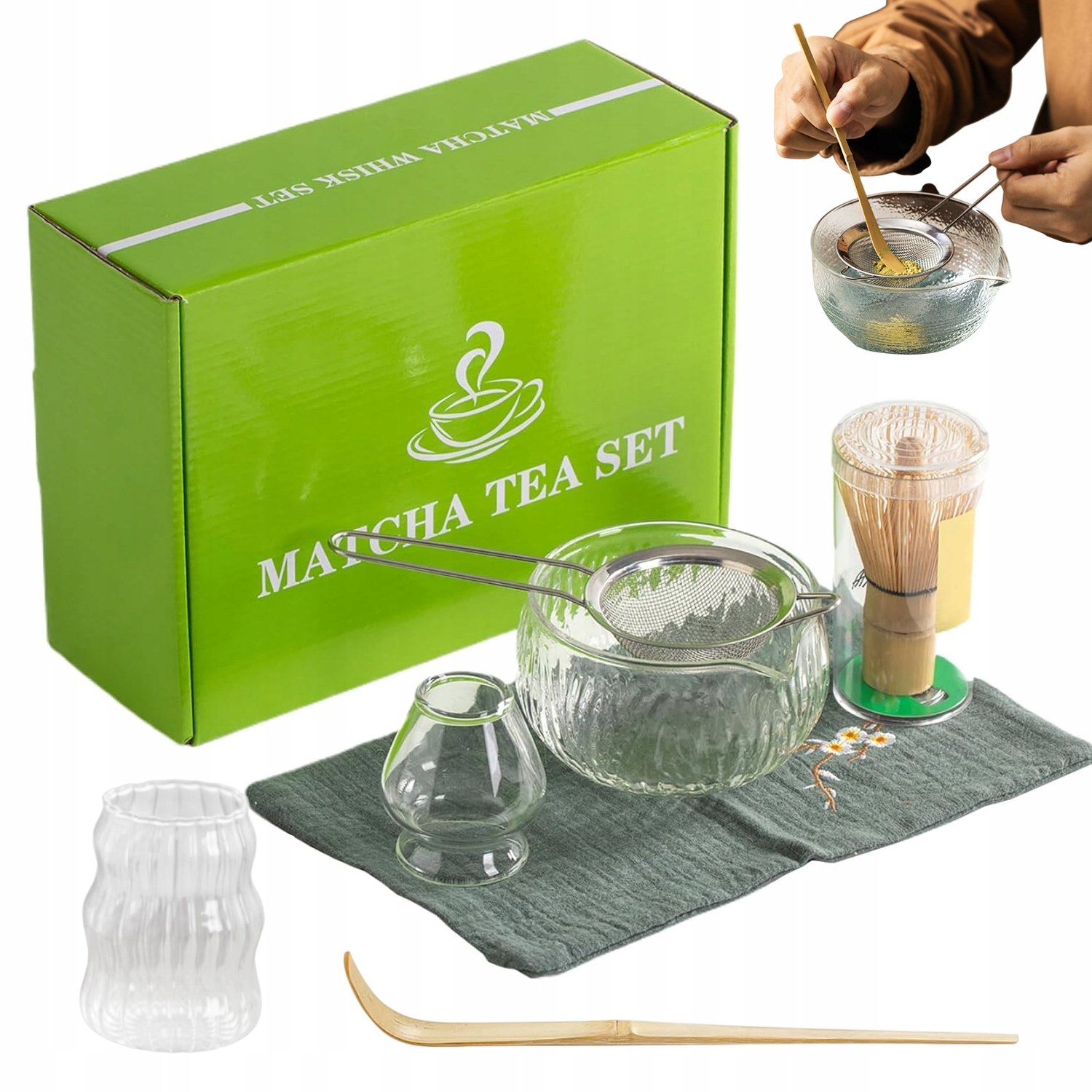 7SZT Zestaw Do Wyrobu Matchy Tradycyjna I Chasen Zestaw Prezentowy Matcha