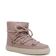 Śniegowce damskie - INUIKII Skórzane śniegowce NAPPA | z dodatkiem wełny - miniaturka - grafika 1