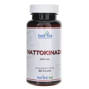 INVENT FARM Nattokinaza 300mg 60 kapsułek Invent Farm - Suplementy naturalne - miniaturka - grafika 1