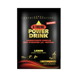 INKOSPOR X-TREME POWER DRINK napój izotoniczny w proszku saszetka 35 g cytrynowy - Węglowodany - miniaturka - grafika 1