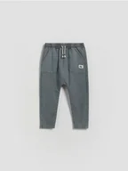 Spodenki dla niemowląt - Reserved - Bawełniane legginsy - granatowy - miniaturka - grafika 1