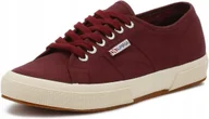 Trampki damskie - SUPERGA TRAMPKI DAMSKIE SZNUROWANE BORDOWE PODESZWA ECRU 40 TLB - miniaturka - grafika 1