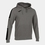 Bluzy męskie - Bluza z kapturem Joma Street Hoodie Szara 2XL - miniaturka - grafika 1