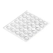 Akcesoria do drzwi - Hettich Odbojniki meblowe przeźroczyste ø8x2,5mm 30szt - miniaturka - grafika 1