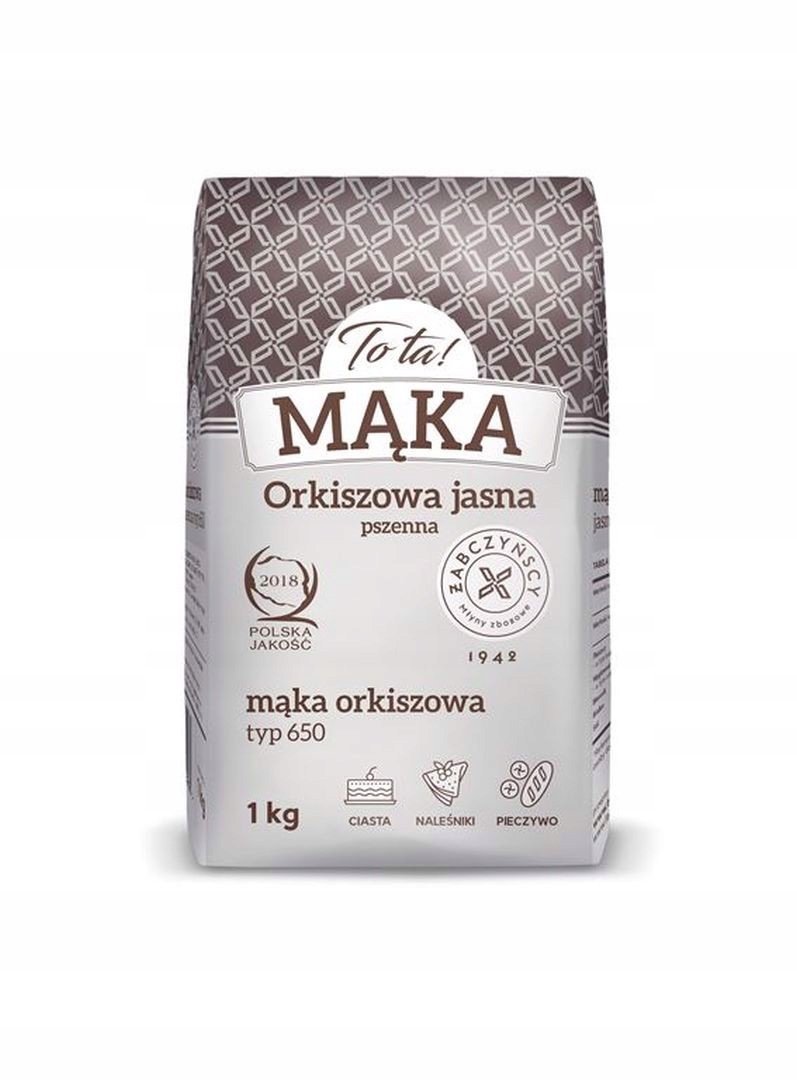 To ta! Mąka orkiszowa jasna pszenna 1 kg