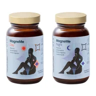 Witaminy i minerały - Zestaw Health Labs MagneMe Men Day, 60 kapsułek + Night, 60 kapsułek - miniaturka - grafika 1