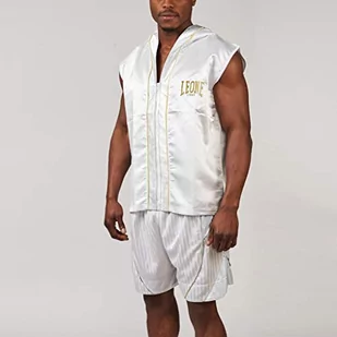 LEONE 1947 Premium Bez rękawów Pierścień, Unisex – Dorosły, biały, L/XL - Koszulki sportowe męskie - miniaturka - grafika 1