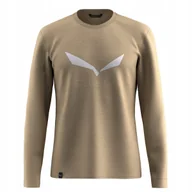 Koszulki męskie - SALEWA LONGSLEEVE SOLIDLOGO DRY 00-0000027340_7180 r XXL - miniaturka - grafika 1