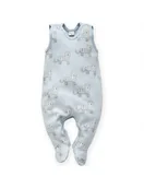 Śpiochy dla niemowląt - Pinokio Śpioch niemowlęcy bawełniany niebieski Wild animals 50-68, Rozmiar: 50 - miniaturka - grafika 1