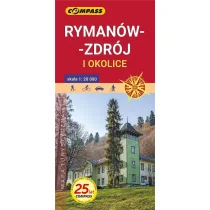 Wydawnictwo Compass Mapa tur. - Iwonicz-Zdrój, Rymanów... 1:20 000 praca zbiorowa - Atlasy i mapy - miniaturka - grafika 1