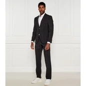 Garnitury - BOSS BLACK Wełniany garnitur P-Huge-2Pcs-252 | Slim Fit - miniaturka - grafika 1