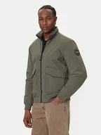 Kurtki męskie - Napapijri Kurtka bomber A-Giovi NP0A88U2 Zielony Regular Fit - miniaturka - grafika 1