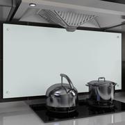 Akcesoria i części AGD - vidaXL Panel ochronny do kuchni, biały, 120x60 cm, szkło hartowane - miniaturka - grafika 1