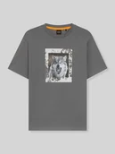 Koszulki męskie - T-shirt o kroju regular fit z bawełnianego dżerseju model ‘LUPO’ - miniaturka - grafika 1