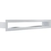 Akcesoria kominkowe - Kratki.pl kratka wentylacyjna tunel 60x400 mm - kolor biały TUNEL/6/40/B - miniaturka - grafika 1