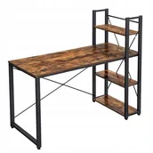 Biurka - Biurko industrialne z regałem loftowe rustykalne vintage - miniaturka - grafika 1