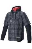 Odzież motocyklowa - Koszula Motocyklowa Alpinestars MO.ST.EQ Tartan Smolisty szary/czarny3XL - miniaturka - grafika 1