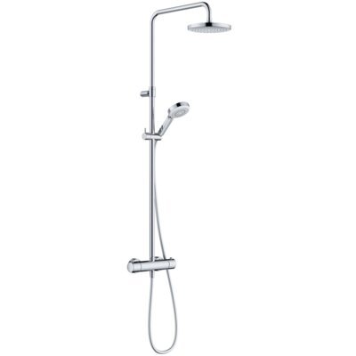 Zestaw prysznicowy natynkowy KLUDI Dive Dual Shower System 6807905-00 z deszczownicą Chrom