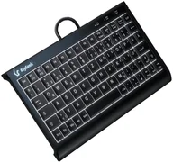 Klawiatury - KeySonic KSK-3011ELC (DE) klawiatura USB QWERTZ Niemiecki Czarny 60964 - miniaturka - grafika 1