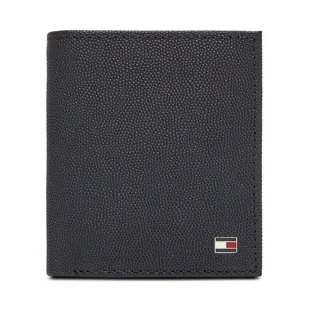 Duży Portfel Męski Tommy Hilfiger Th Flag Trifold AM0AM13521 Granatowy - Portfele - miniaturka - grafika 1