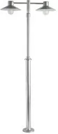 Lampy ogrodowe - Norlys - Lund 2 Zewnętrzna Lampa Parkowa z Mocowaniem w Betonie Galwanizowana Norlys - miniaturka - grafika 1