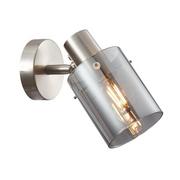Lampy ścienne - Sardo kinkiet (spot) 1-punktowy srebrny/dymiony SPL-5581-1-SC-SG - miniaturka - grafika 1