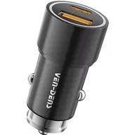 Ładowarki samochodowe - Ładowarka samochodowa VEN-DENS VD-CC016 38W Czarny - miniaturka - grafika 1