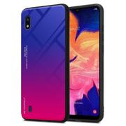 Etui i futerały do telefonów - Pokrowiec Do Samsung Galaxy A10 / M10 Etui w FIOLETOWO - CZERWONY TPU Obudowa Case Cover Plecki Ochronny Cadorabo - miniaturka - grafika 1