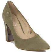 Czółenka - Maciejka Półbuty Damskie Na Obcasie Zielone-37 - MACIEJKA - miniaturka - grafika 1