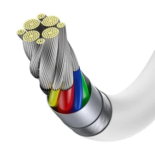 Baseus Superior kabel przewód USB Typ C - USB Typ C szybkie ładowanie Quick Charge / Power Delivery / FCP 100W 5A 20V 1m biały (CATYS-B02) - Kable USB - miniaturka - grafika 5