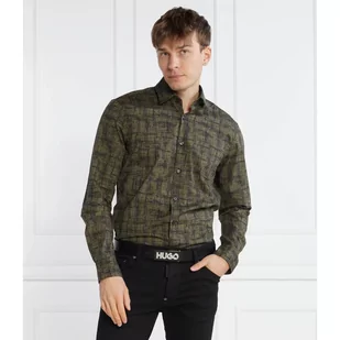 HUGO Koszula Ermo | Slim Fit - Koszule męskie - miniaturka - grafika 1