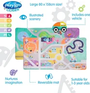 Maty edukacyjne - Playgro PLAYGRO dvipusis žaidimų kilimėlis City to Country, 0188241 - miniaturka - grafika 1